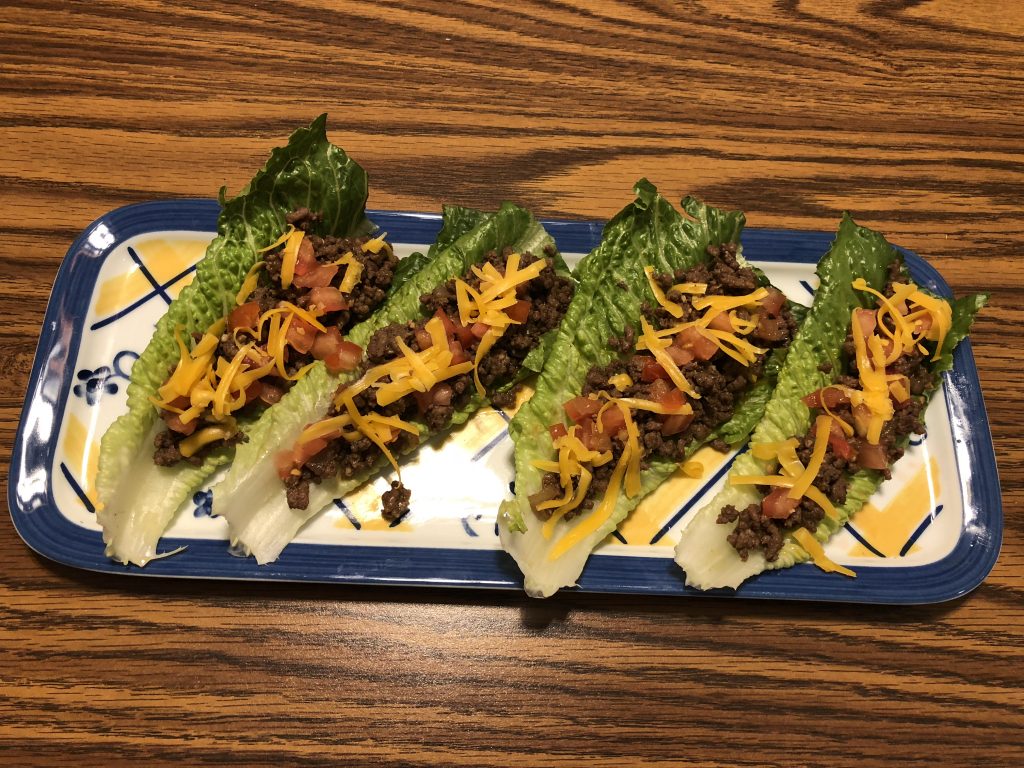Taco Lettuce Wrap with Lean Beef
